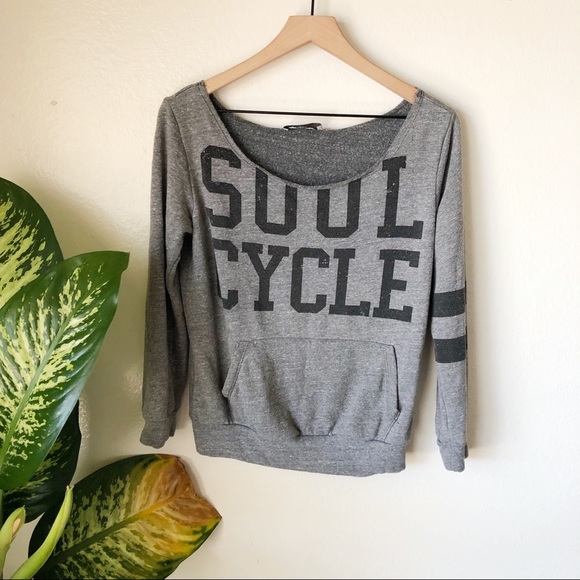 soulcycle Sweaters - Soul Cycle | Off The Shoulder Sweatshirt